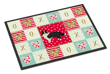 Multi Themed Dog XOXO Art Mat (size: 36 x 24)