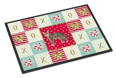 Multi Themed Cat XOXO Art Mat (size: 36 x 24)