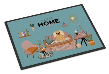 Multi Themed Dog Sweet Home Indoor or Outdoor Mat (size: 36 x 24)