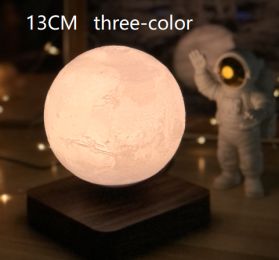 Magnetic Levitation Table Lamp Moon Light 3D Printing Planet Night Light (Option: Mars dark-EU)