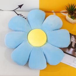 Bed and Breakfast Cushion Small Daisy Petal Cushion (Option: Blue-60cm)